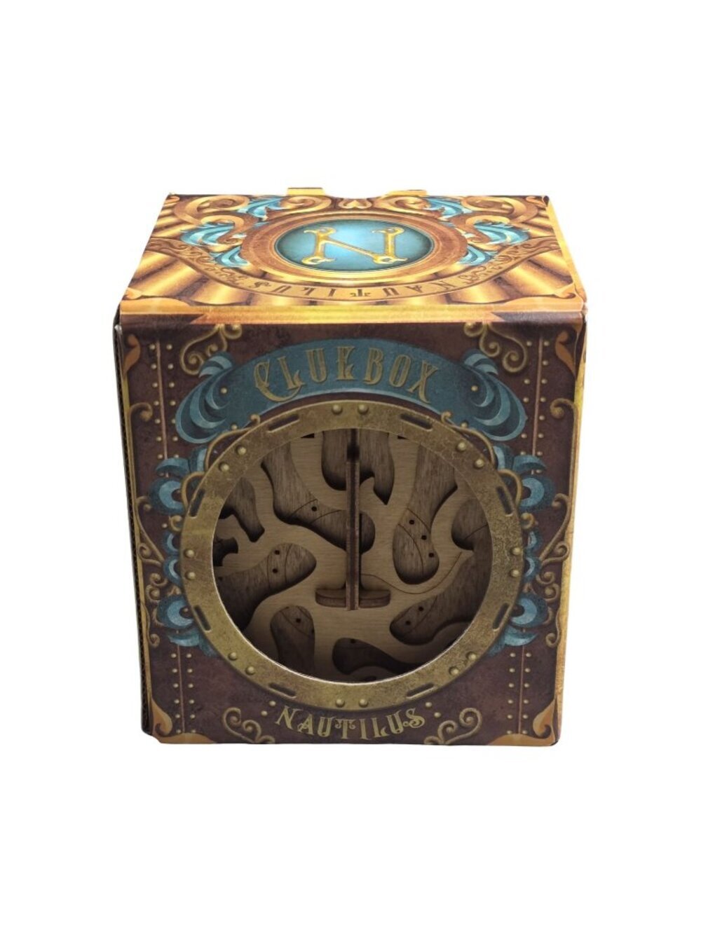 Cluebox: Captain Nemo's Nautilus by IDventure, Wood Puzzle Box